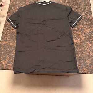 Men's Black T-Shirt club Monaco pique shirt